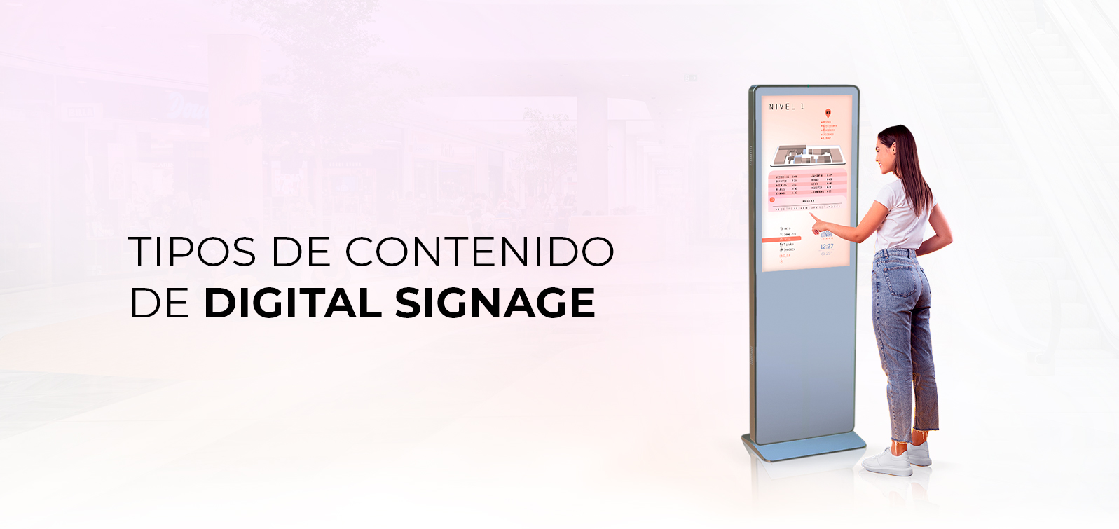 Tipos de contenido de Digital Signage